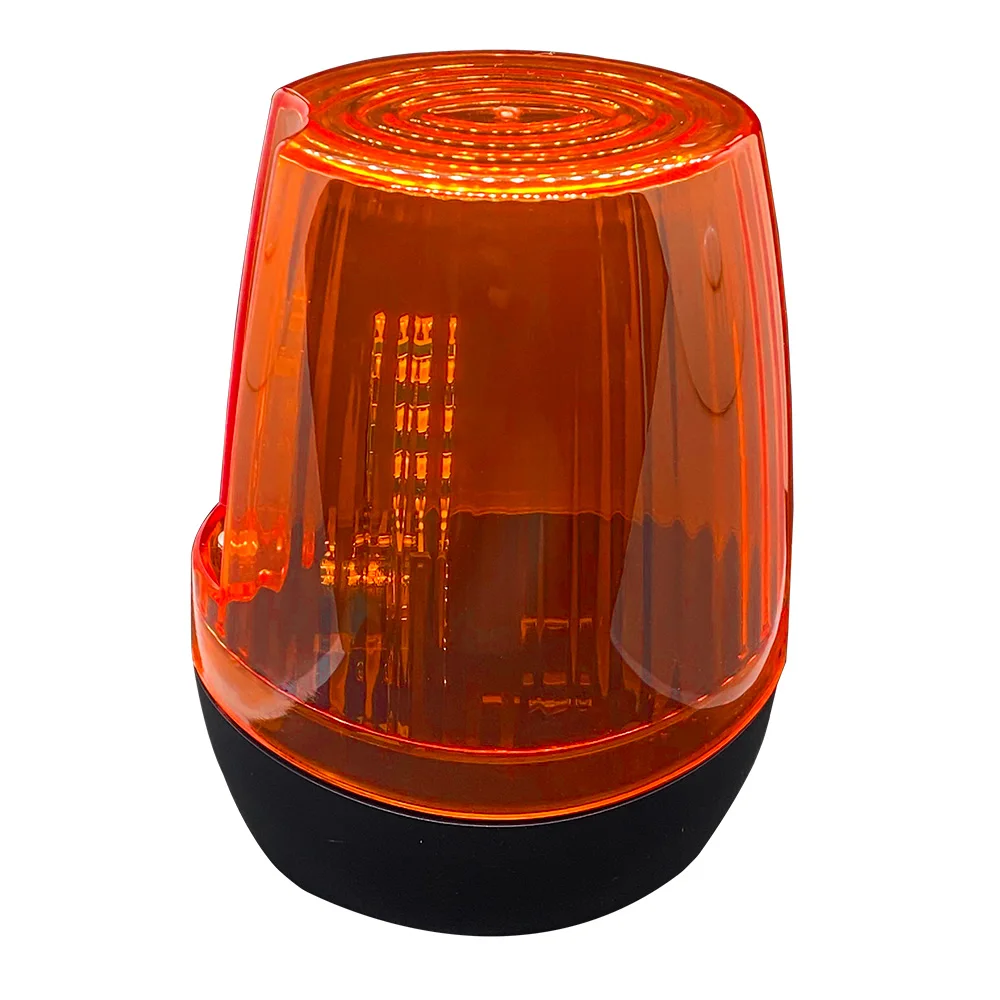 AC DC 12-265V LED Gate Flashing Light Lamp Alarm Lamp For Swing Sliding Gate/Barrier Gate Signal Strobe Flashing Lamp(No Sound)