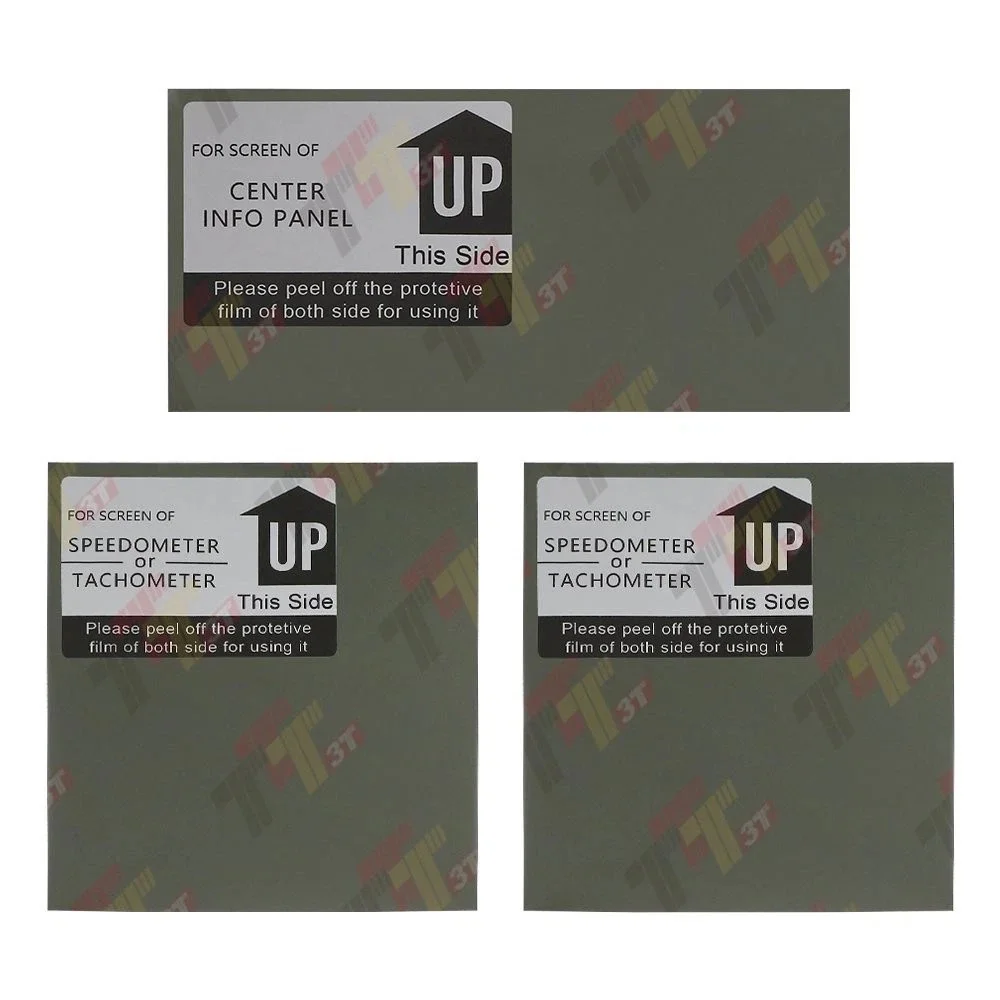 3pcs Polarizing Film for Corvette C4 Instrument LCD Display Repair
