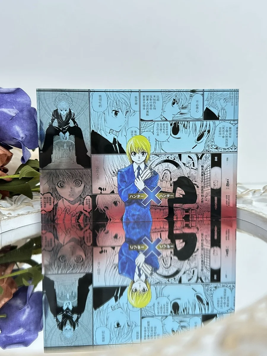 Anime Acrylic Stand Block Peripheral products Kurapika Killua Hisoka GON Anime Customized high transparency acrylic bricks