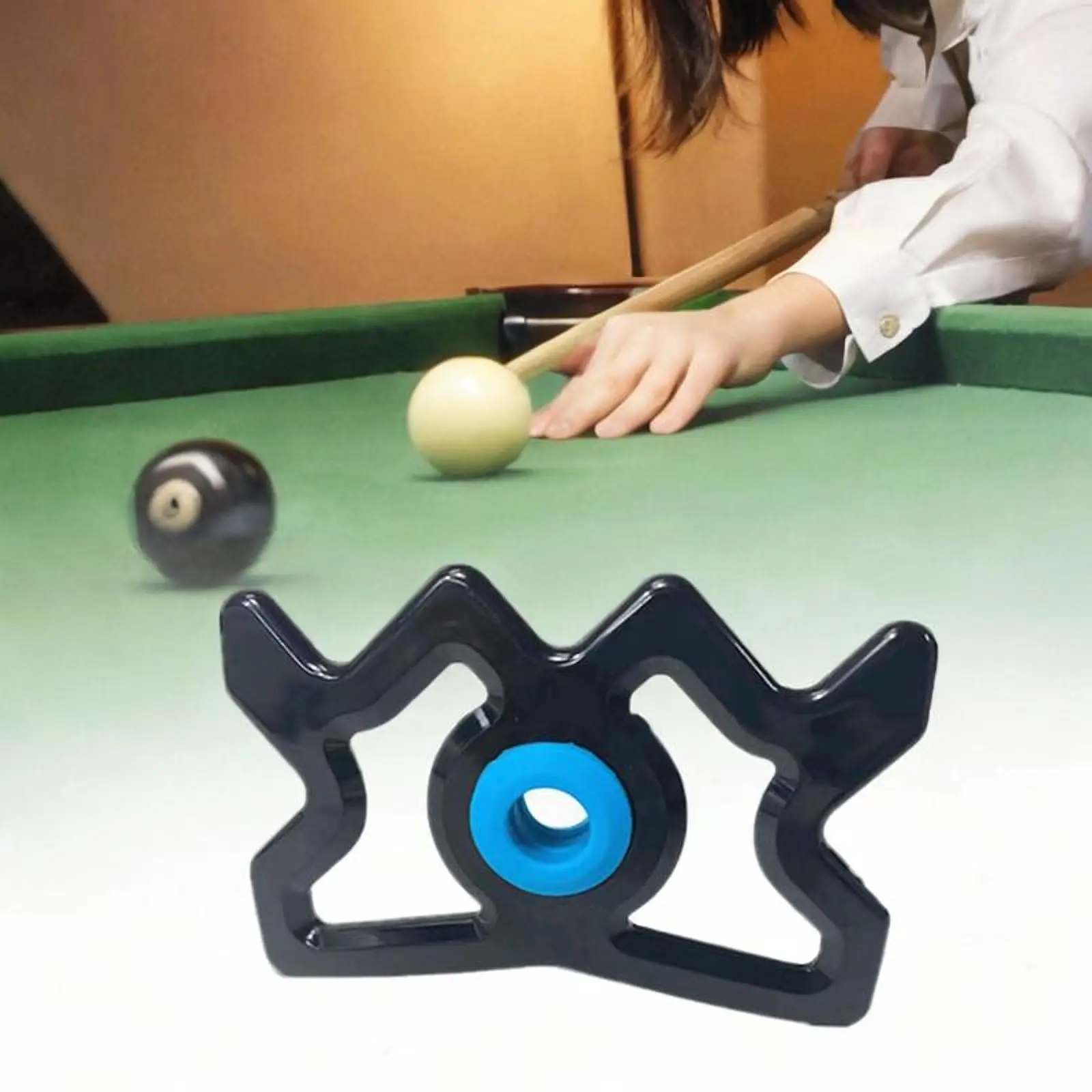 Bridge Head for Billiard Pool Cue Stick Portable Holder for Pool Table Professional Sturdy Billiard Cue Rest Pool Cue Accessory