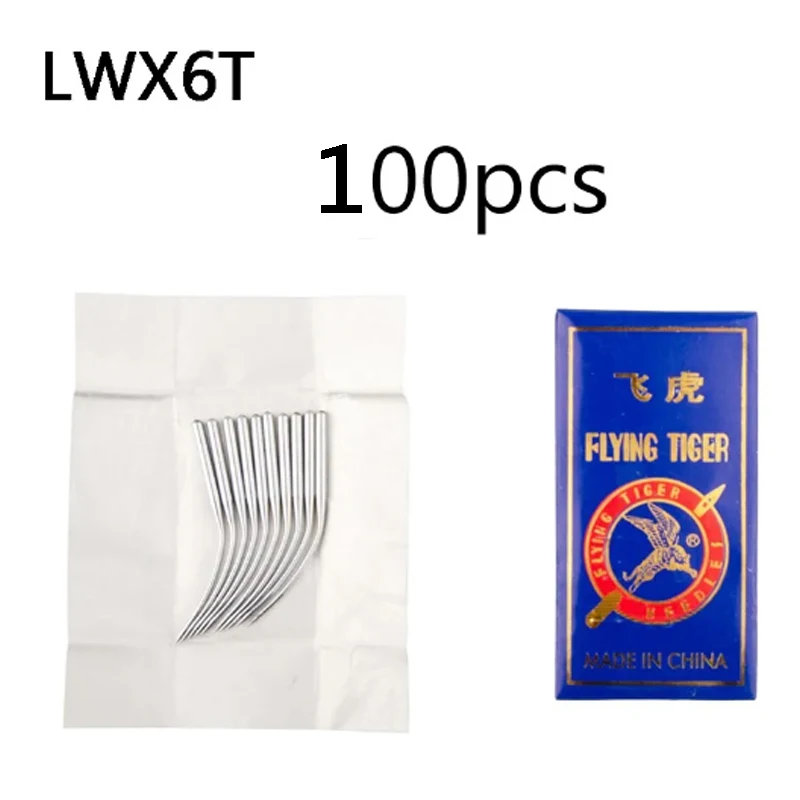 100pcs Flying Tiger LWX6T Industrial Sewing Machine Stainless Steel Needle