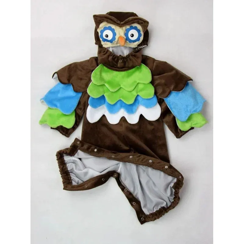 Cos Infant Toddlers Baby Halloween Cosplay Costumes Cute Cartoon Monkey Dinosaur Kangaroo Penguin Christmas Purim Rompers Jumpsu