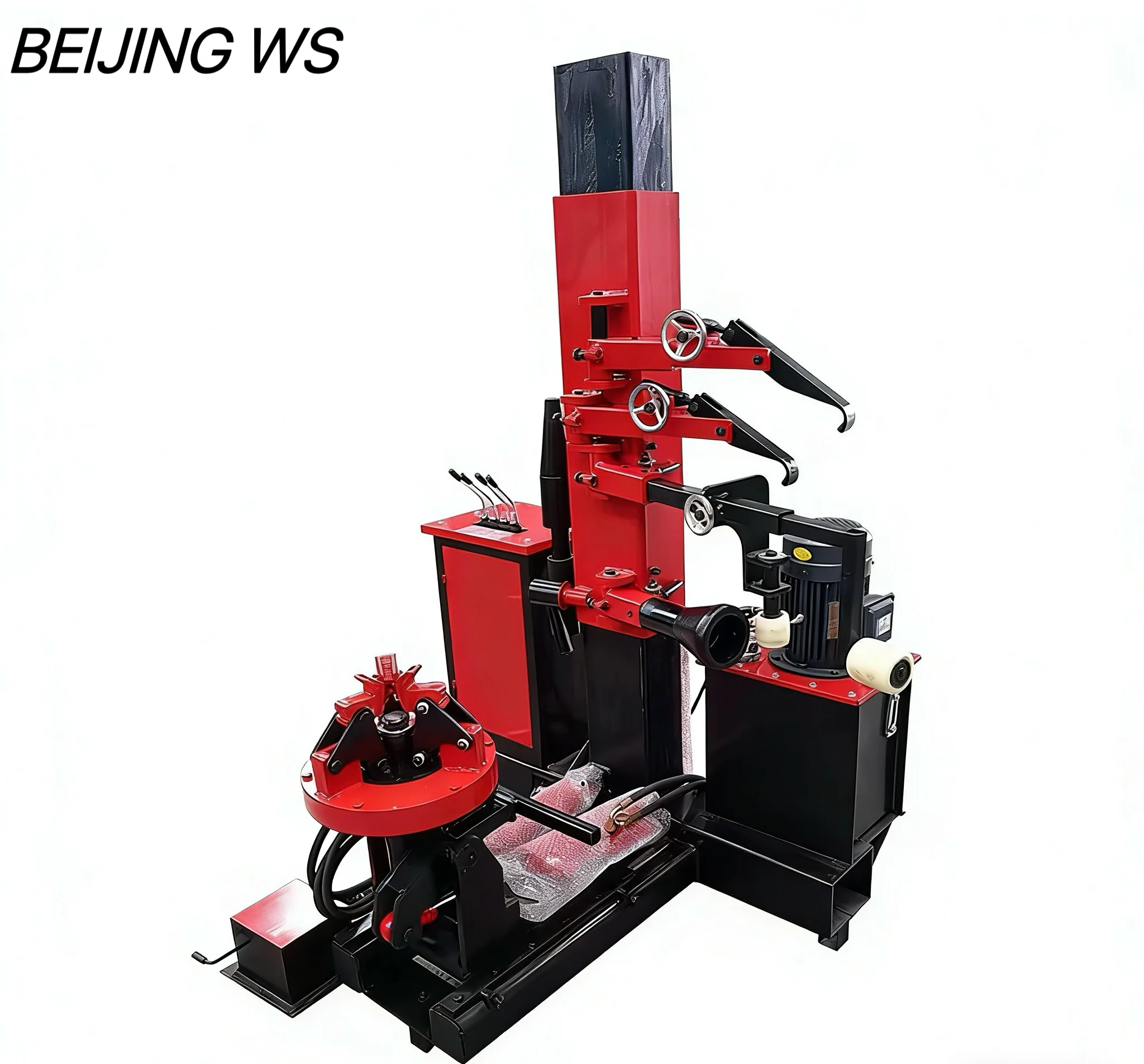 Pneumatic Tire Changer Machine Heavy Duty Commercial/Personal Use 1.1kW Motor 110V/220V/380V Stable Base User-Friendly Design