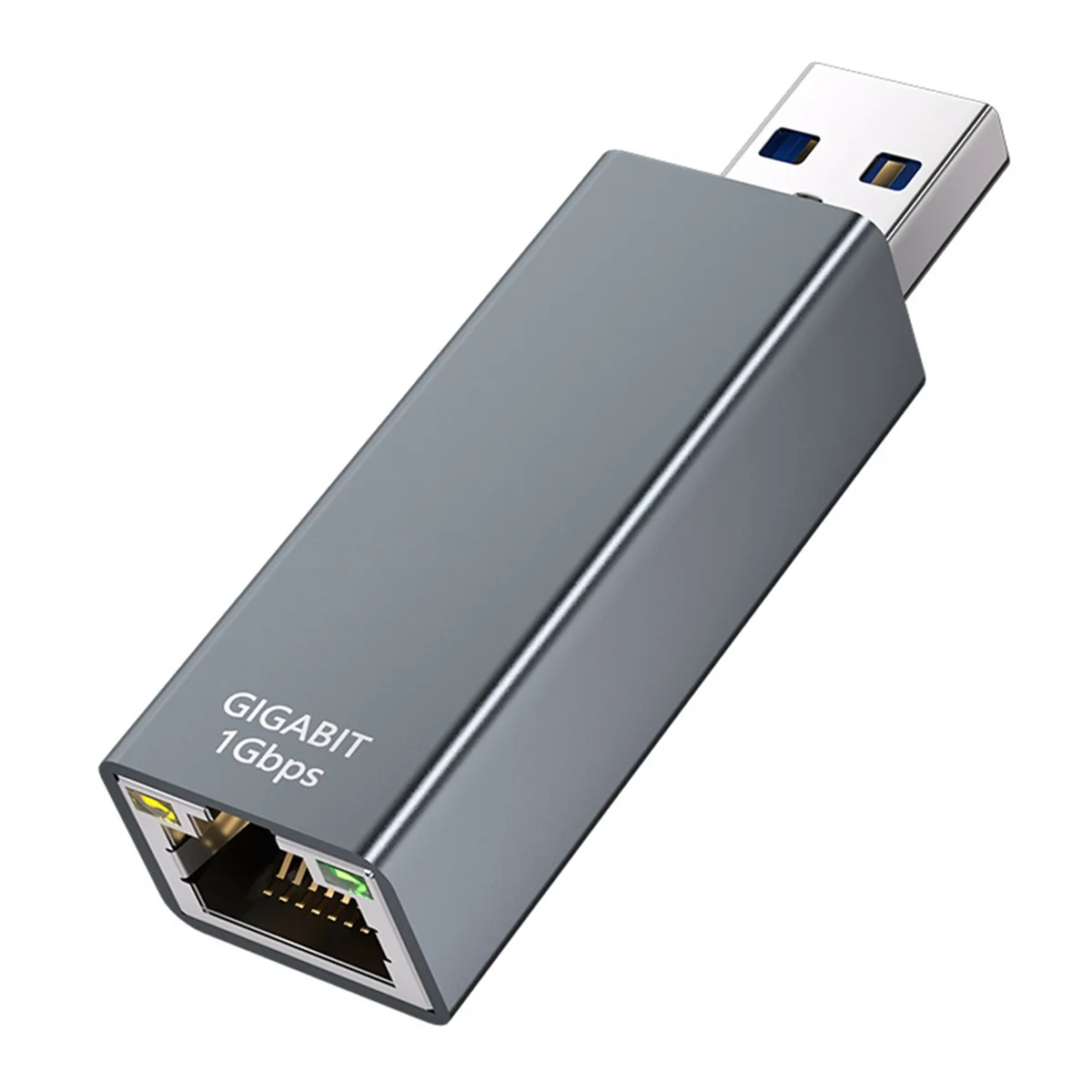 USB 3.0-zu-Gigabit-Ethernet-Adapter, USB-zu-RJ45-Ethernet-Adapter, anwendbar für Laptops und Desktop-Computer