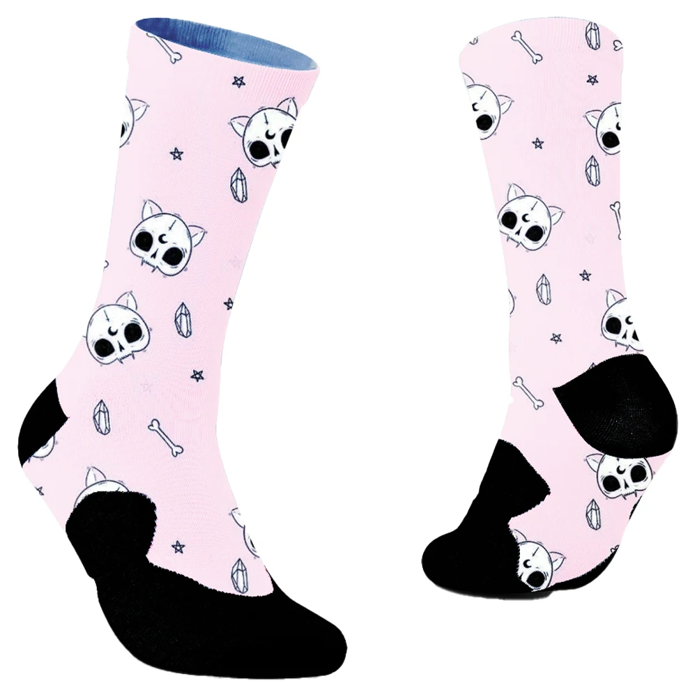 Peonfly brand Japan Harajuku Rabbit Cat Animals Men Women Cartoon Funny Socks