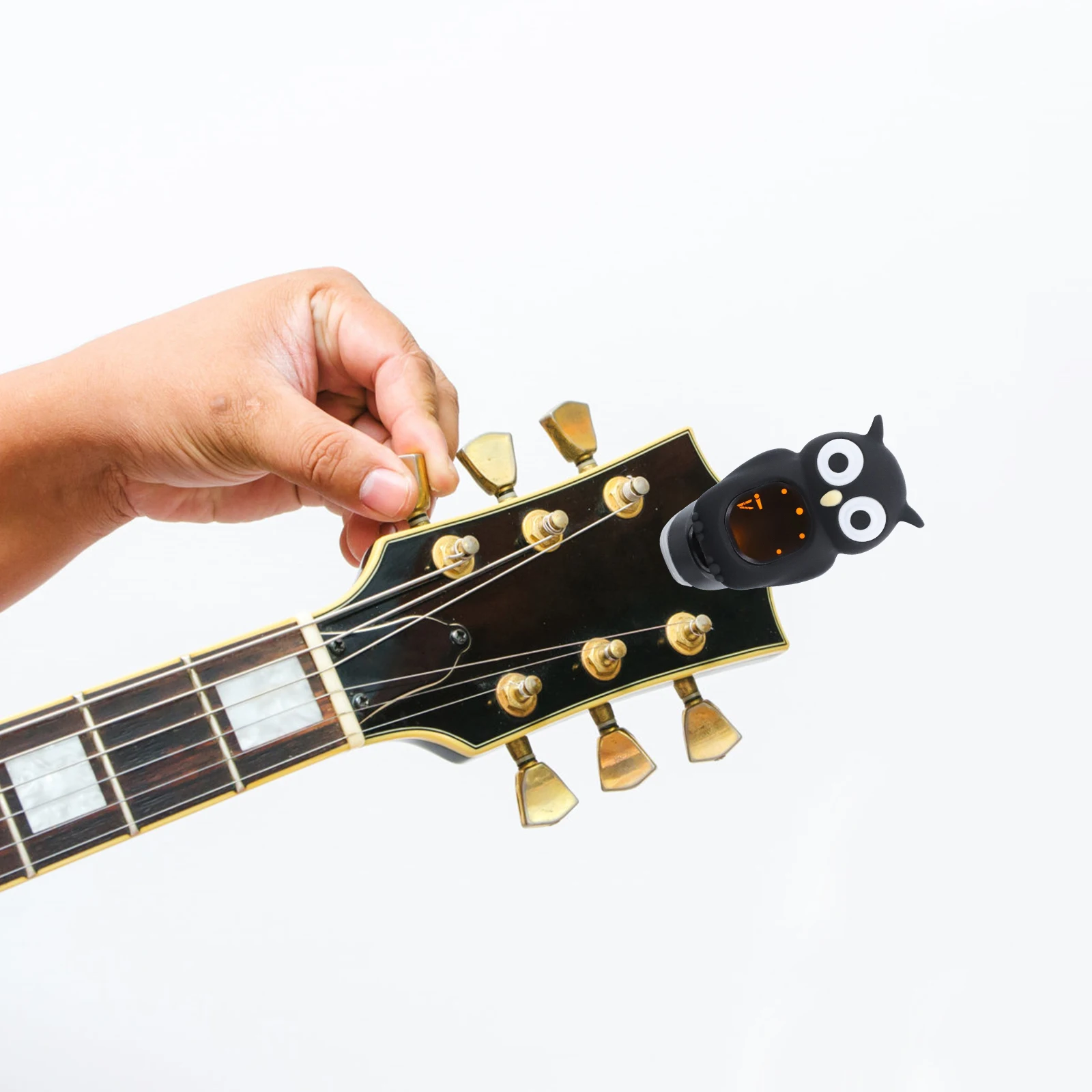 Guitar Clip On Bass Tuning Tool Small Durable Cartoon Design For Acoustic Electric Guitar Violin Ukulele Musical Instruments