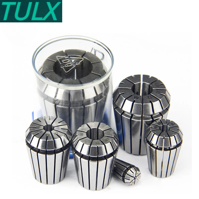 TULX Aluminum Box ER11 ER16 ER20 ER25 ER32 ER40 Set A / AA ER Spring Collet Chuck for CNC Milling Tool Holder Engraving Machine