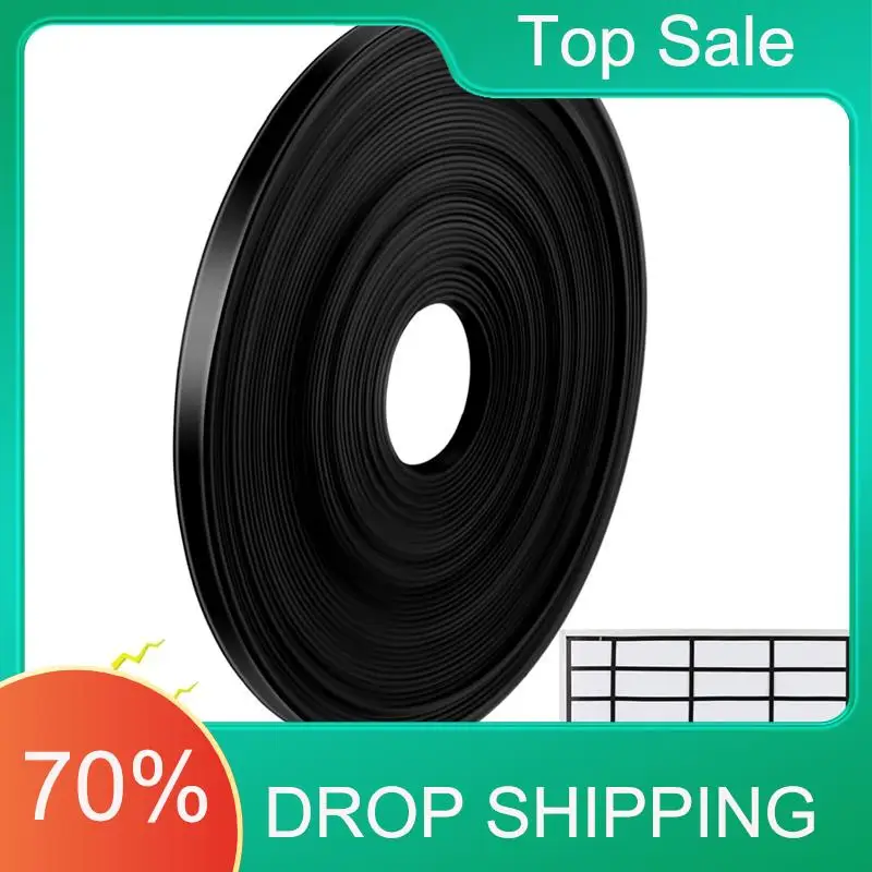 

PROFESSIONAL USE-Black Tape Roll Strips, Magnetic Board Dividers Magnetic Marker Lines For Classroom Office Art Accessories