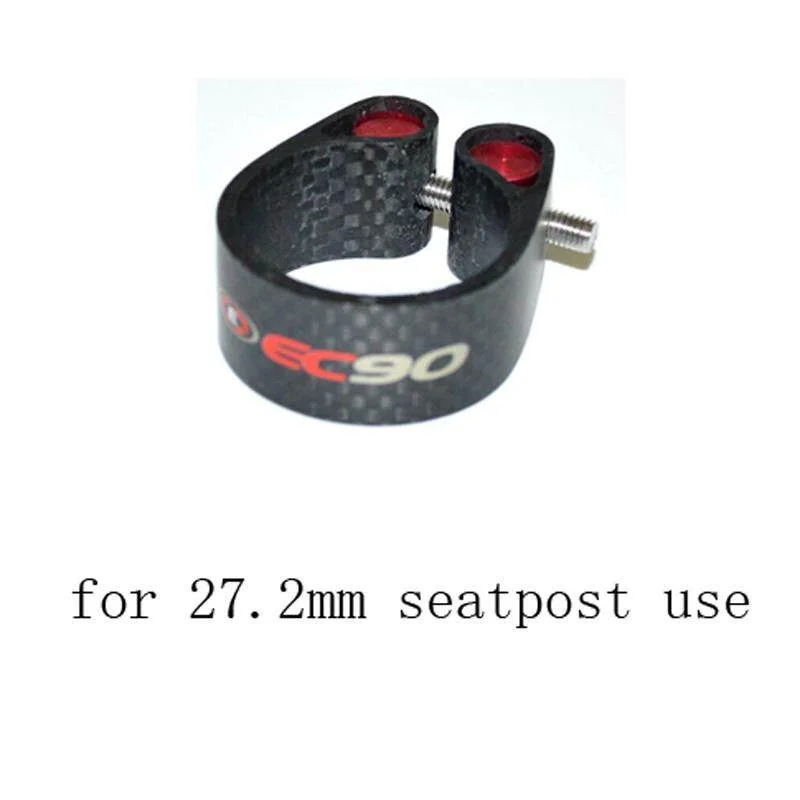 EC90 New Full Carbon Fiber MTB Cycling Bicycle Seatpost Clamp For 27.2/30.8/31.6mm Road Bicycle Post Seat Clip