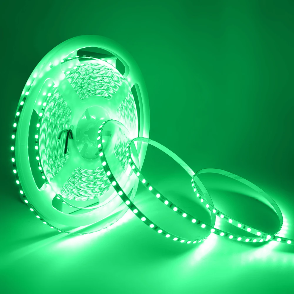 12V 24V 5m 10m LED Strip 5mm 8mm PCB Light 2835 120Leds/m White Red Pink Purple Ice Blue Flexible Tape Backlights for Decoration