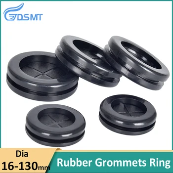 Dupla face proteger ilhós de borracha anel cobrindo buraco fiação cabo junta para proteger fio 14*16 ~ 90*100mm