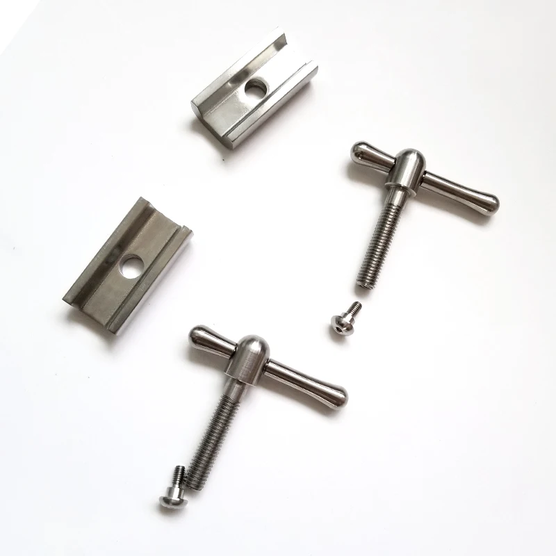 Titanium Bicycle Hinge Clamps and Hinge Levers(limit nut) For Brompton Bike BMX Frame Quick Release C Buckle Cycling Part