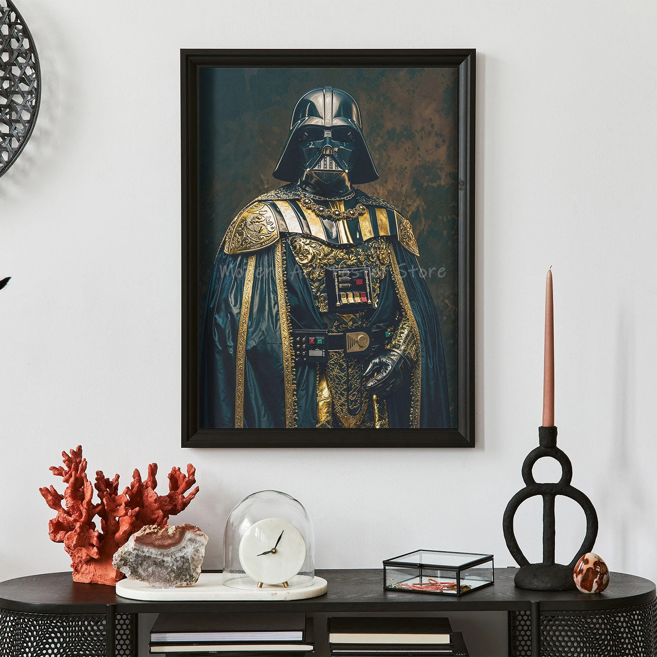 Disney Movie Figure An Ode to Imperial Opulence Art Poster Movie Figure Wall Art Canvas Painting Prints Porch Bedroom Decor