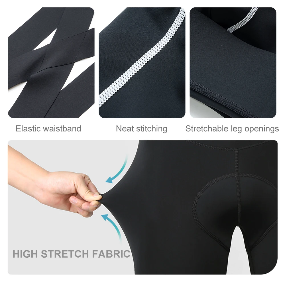 Santic 2026 Men's Cycling Shorts 4D Padded Professional Breathable Bike Shorts with Reflective Elements and Pocket KM26C05208