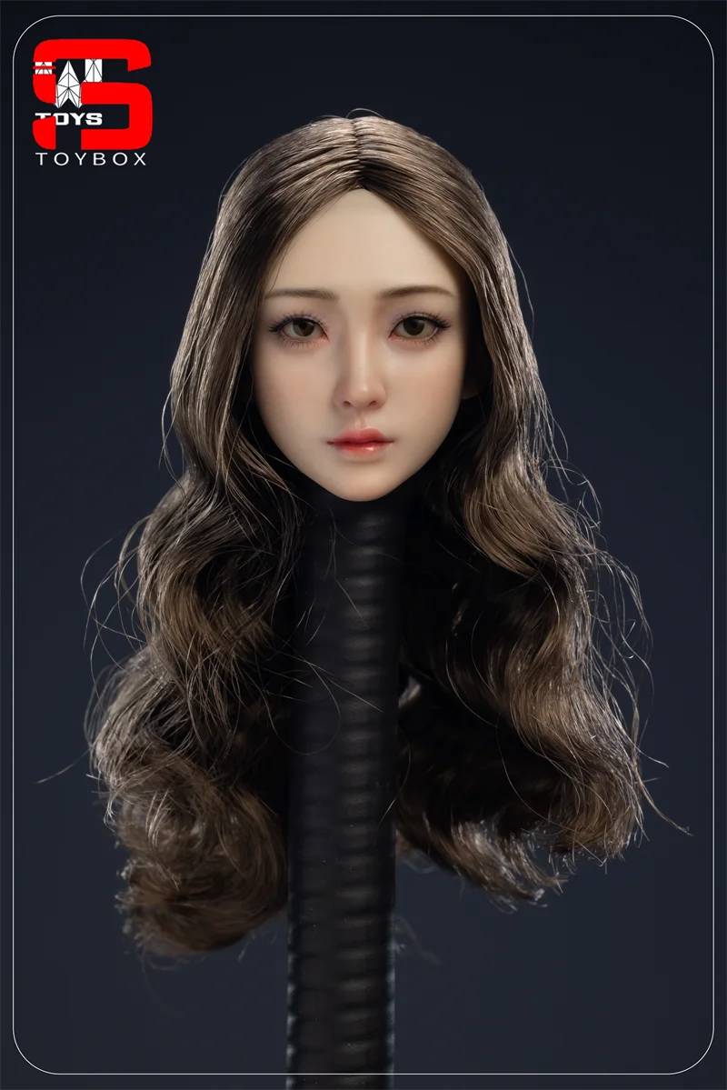 1/6 skala Xiaoru ruchome oczy głowa rzeźba Model ciężki/lekkie makijaż Fit 12 ''figurka żołnierza lalki ciała