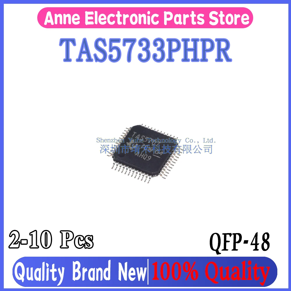 (2-10piece)100% New TAS5733 TAS5733PHP TAS5733PHPR QFP-48 Chipset