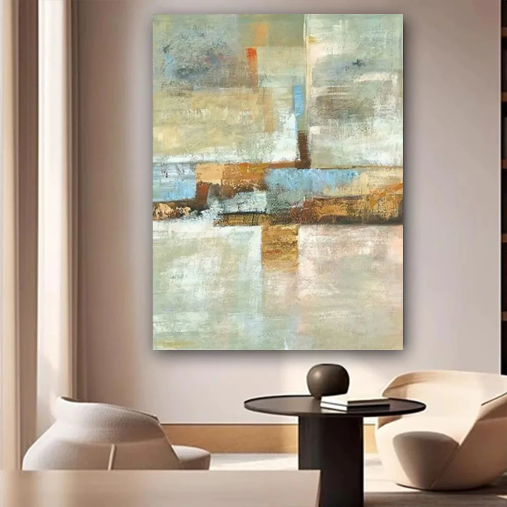 

100% Hand-painted Oil Painting On Canvas Abstract Wall Art Picture Artwork Rainy Day Salon Decor Poster For Home Living Room