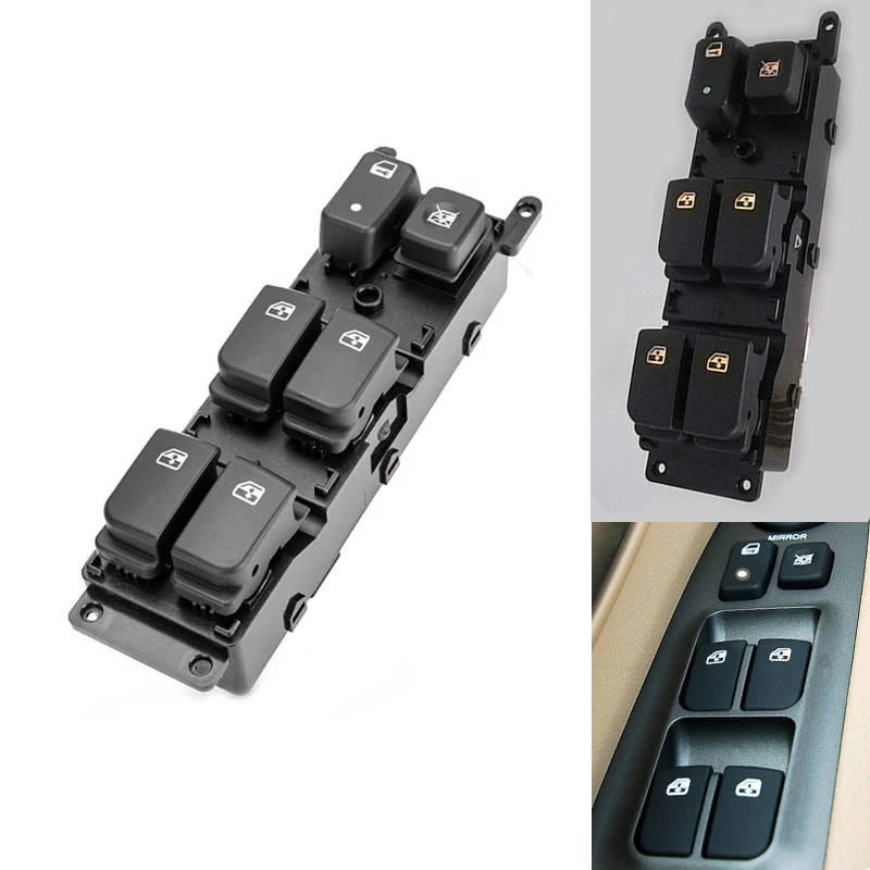 93570-1D313W Electric Window Glass Lifting Control Switch for Kia Carens 2006 2007 2008 2009 2010 2011 2012, Driver