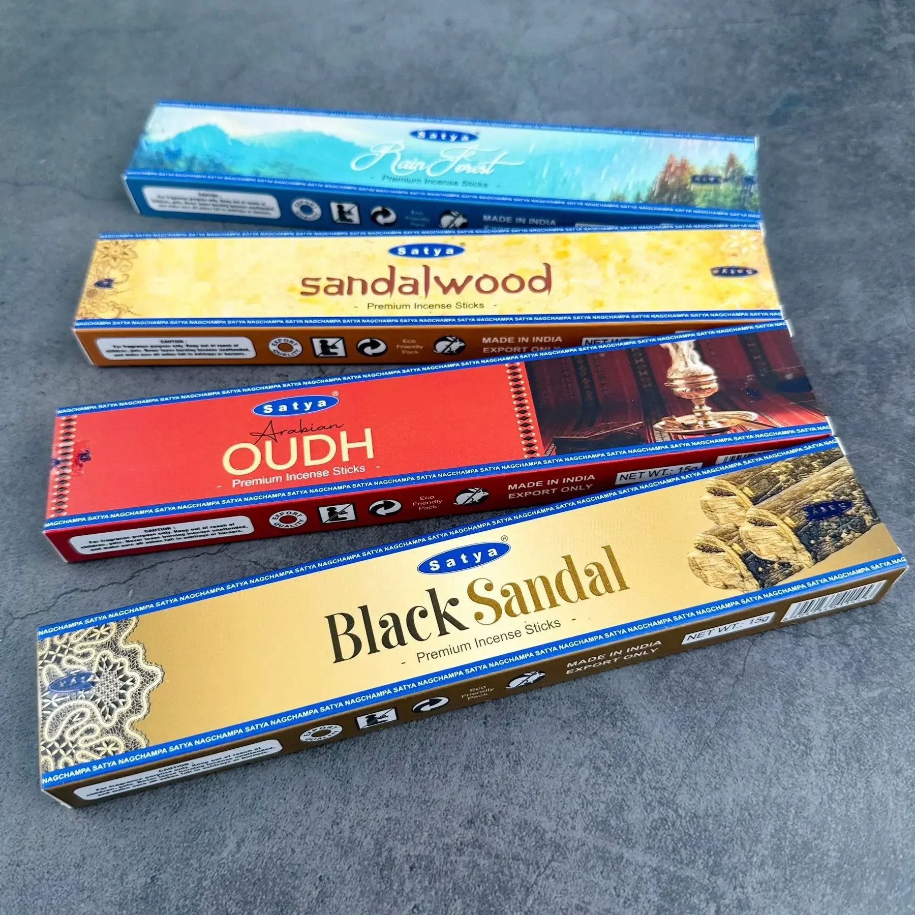 India Stick Incenses White Sage Sandalwood Natural Household Indoor Clean Air Handmade for Home Meditation NAG Champa Satya