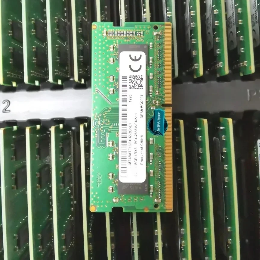 

For Micron 8g ddr4 2666 notebook memory stick MTA8ATF1G64H-2GE1