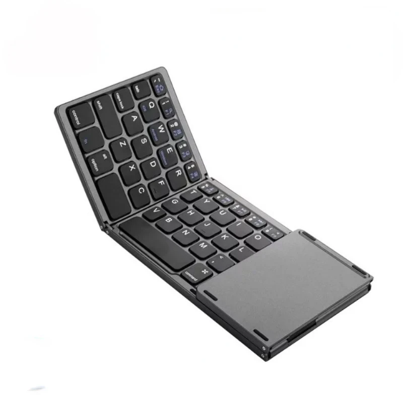 Folding wireless bluetooth mini keyboard ultra-thin portable wireless keyboard tablet mobile phone external keys