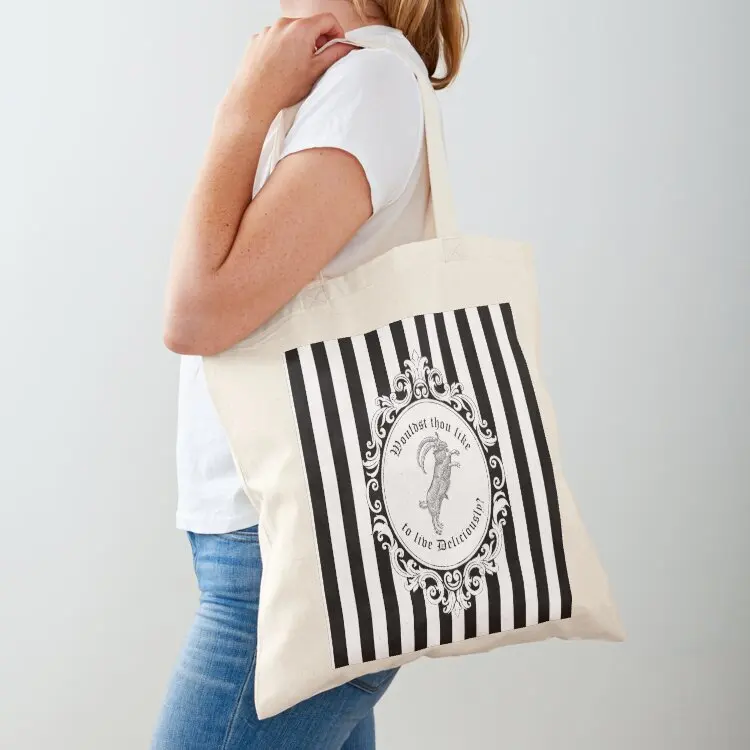 

Black Philip: Goth Kitsch at it's Finest Tote Bag Women's bag foldable reusable bag canvas tote eco folding