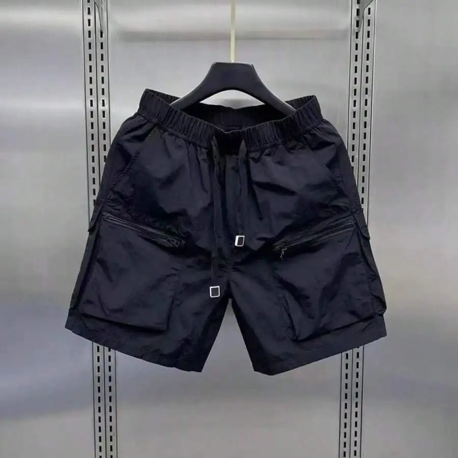 Mens Lightweight Cargo Shorts Loose Fit Quick Dry Breathable Outdoor Casual Mid-Length Shorts
