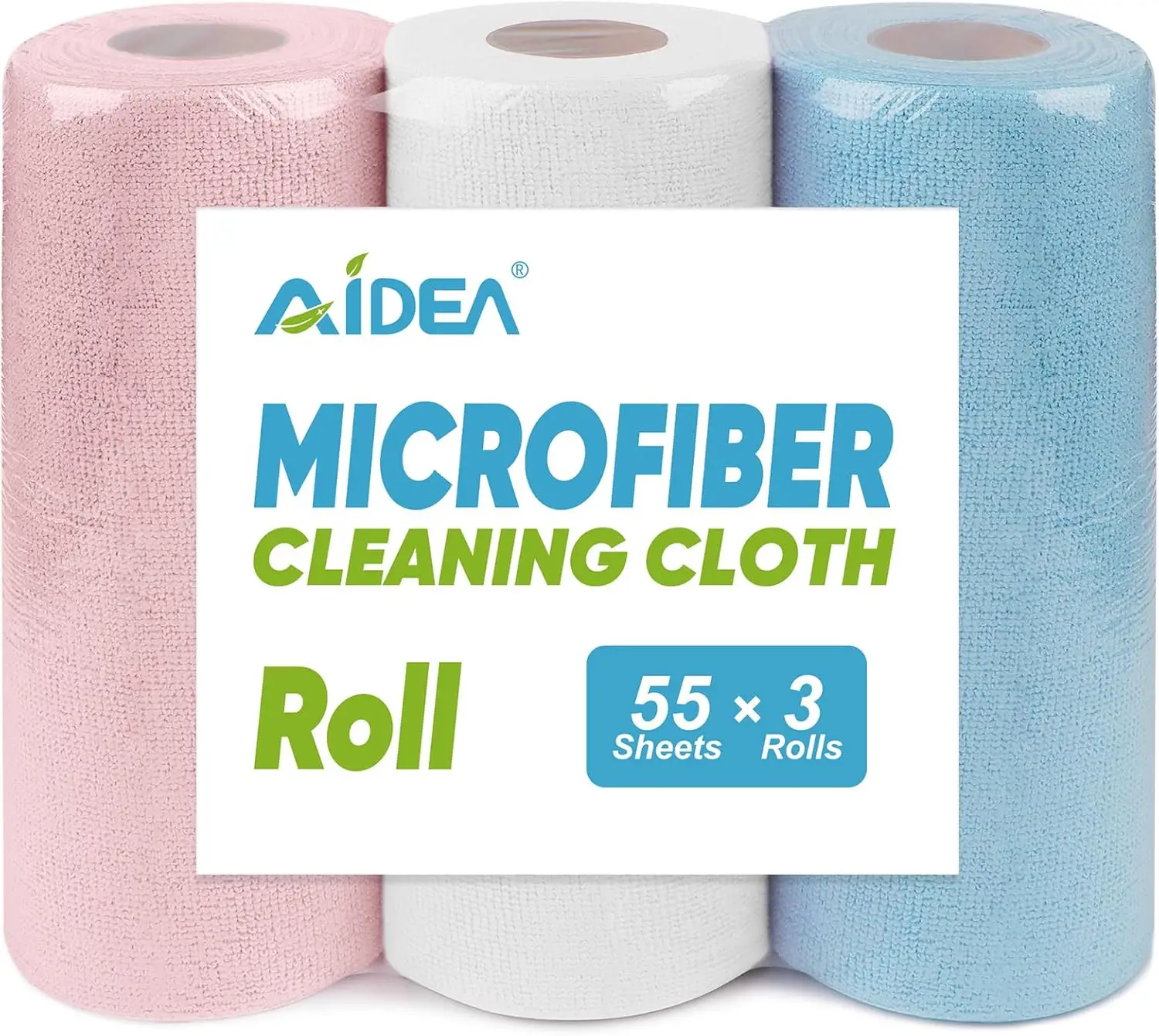 

Рулон салфеток из микрофибры для уборки, 165 листов (3 рулона), отрывные полотенца из микрофибры, многоразовые бумажные полотенца