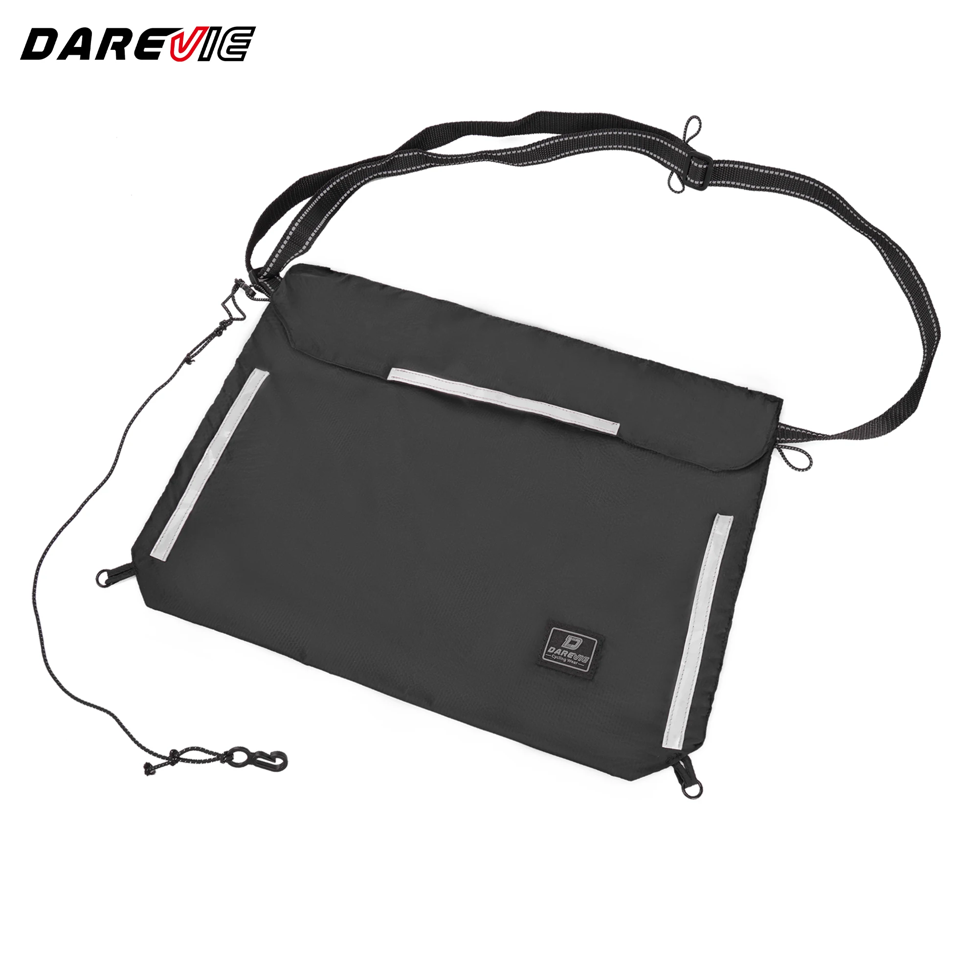 DAREVIE Fahrradtasche, leicht, wasserdicht, großes Fassungsvermögen, Rucksack, Anti-Schlamm, weich, MTB, Straße, Outdoor-Sport, Herren-Hüfttaschen