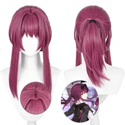 Honkai Star Rail Character Cosplay Kafka Wig with Ponytail for cosplay events Anime Exhibition Party Halloween