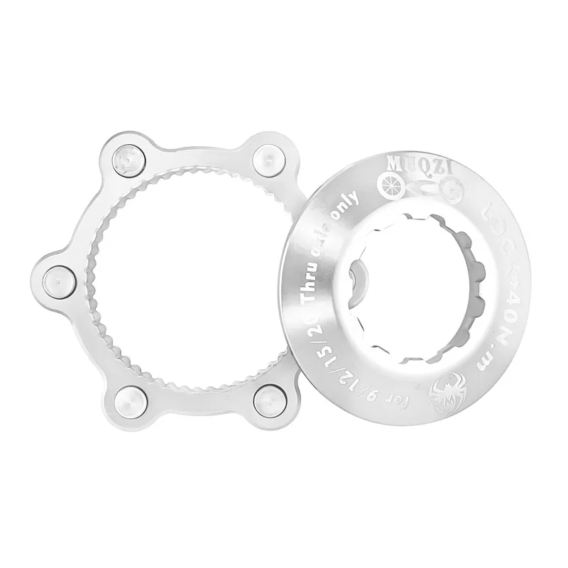 AliExpress NONE A Set Bicycle Center Lock To 6 Bolt Rotor Lock Ring Adapter Road Bike Disc Brake Rotor Lock Cover Ring Converter For Shimano CN