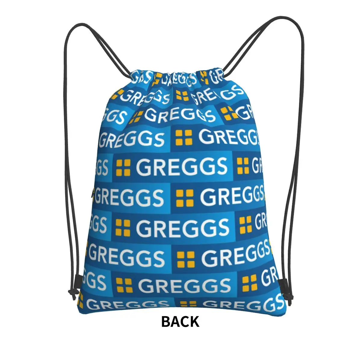 Greggs Logo Mochilas portáteis, Drawstring Bag, Casual Bundle, Sapatos de bolso, Estudantes, Tendência