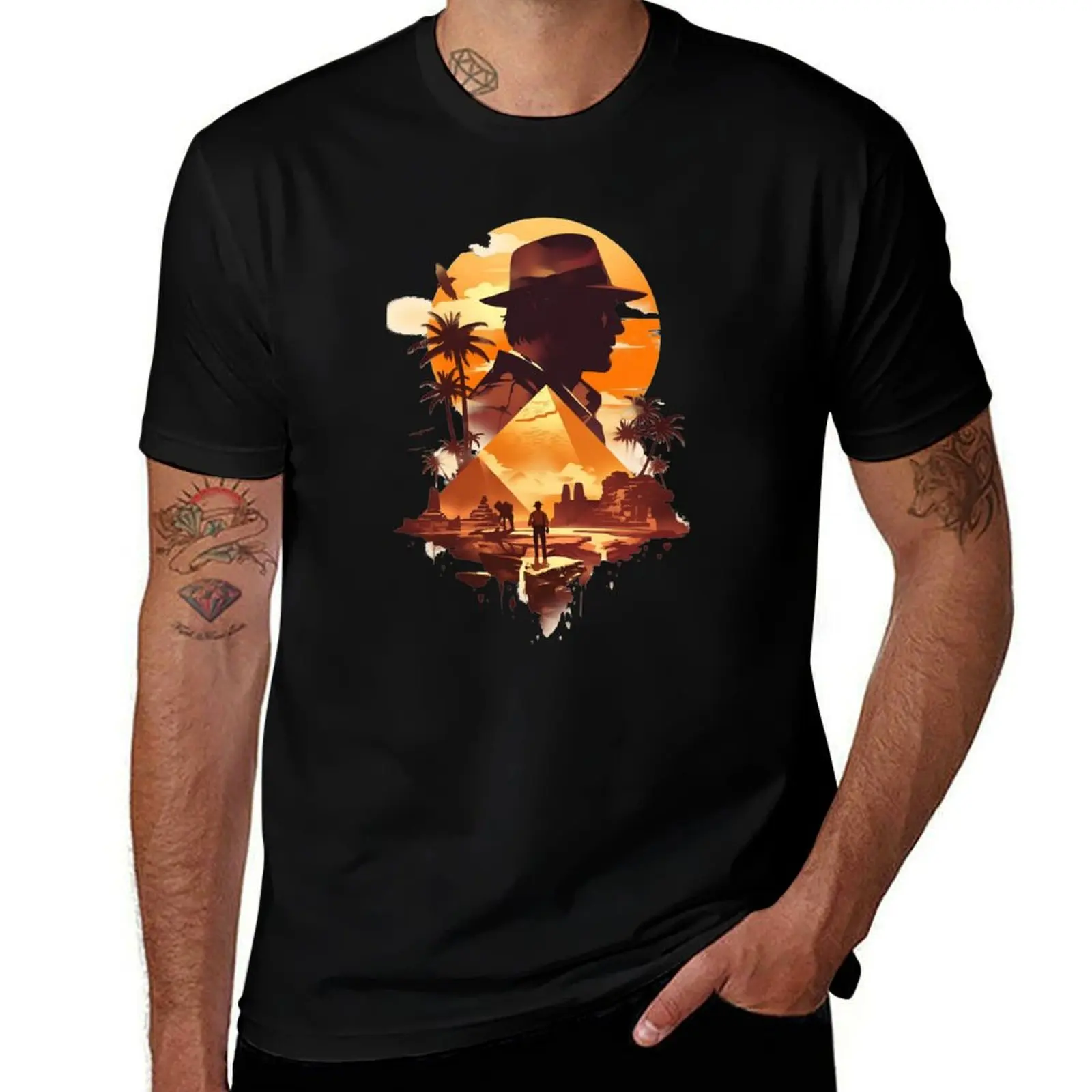

Adventures in the Desert - Indy T-Shirt Funny t-shirts T-shirts man plain graphics mens graphic t-shirts anime