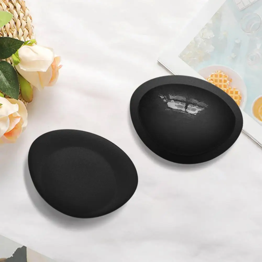 2026 4cm Thick Bra Pads Reusable Sticky Bra Inserts Adhesive Push Up Bra Pads Bikini Padding Breast Enhancer Swimsuits Bras 90%