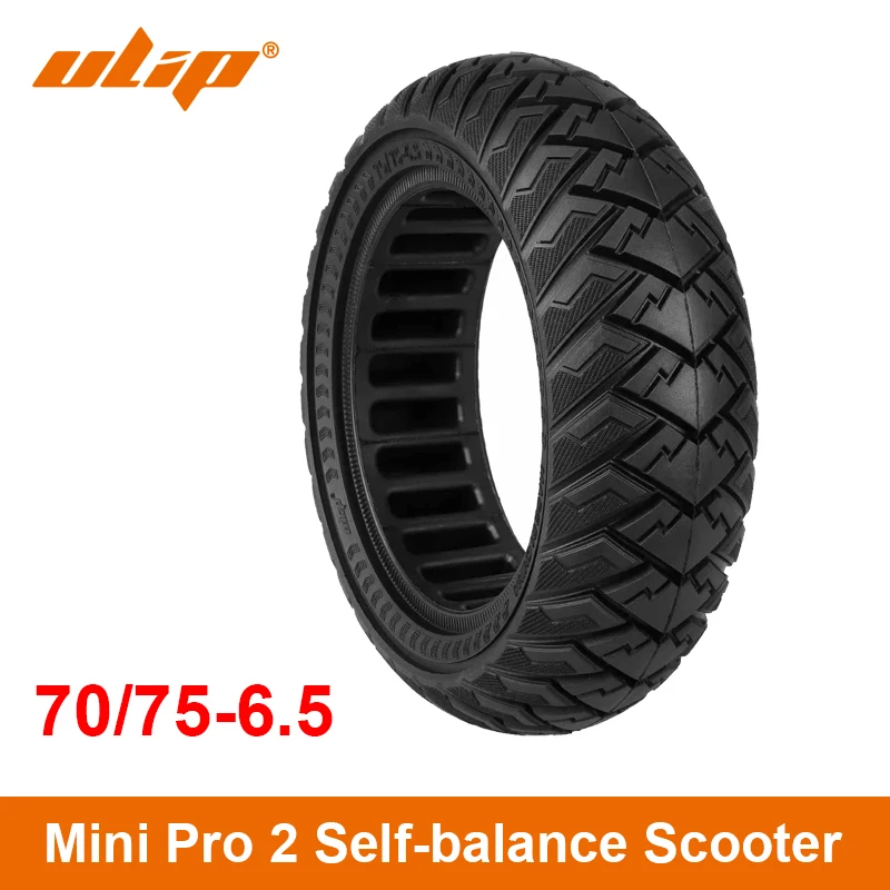 

Ulip 70/75-6.5 Solid Tire Durable Anti-slip Off-road Tyres for Mini Pro 2 Self-Balance Scooter 10Inch Honeycomb Tyre Replacement