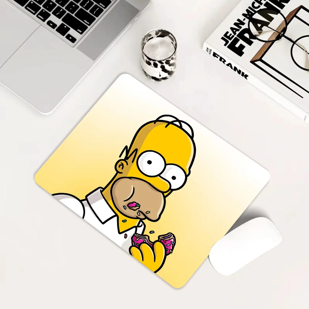 Disney Simpsons Mouse pad benutzer definierte Haut Desktop-Schreibtisch matte Kawaii Gaming-Zubehör Studenten Schreib block Padmouse Schreibtisch