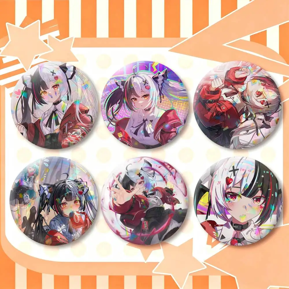 lacrimosa NTE Neverness to Everness 25mm 32mm 44mm 58mm 75mm Brooches Badges Pins for Accessories Gift