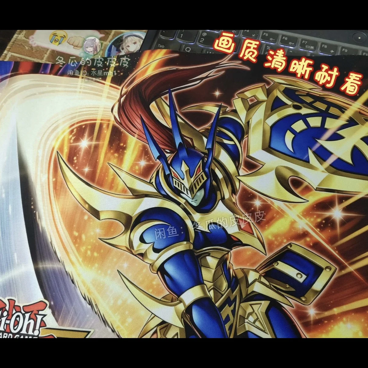 600x350mm Black Luster Soldier Trading Card Playmat Black Chaos The Ultimate Magical Swordsman Rubber Board Game Card Mat Toys view 5