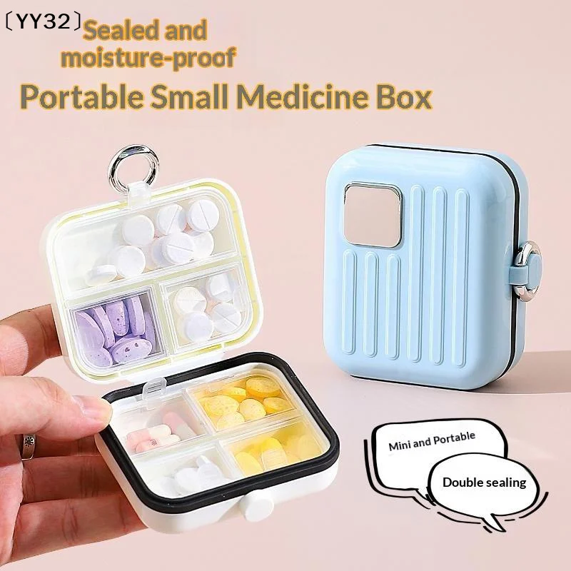 Portable Mini Travel Medicine Box 7 Day Tablet Organizer Jewelry Storage For On The Go〔YY32〕