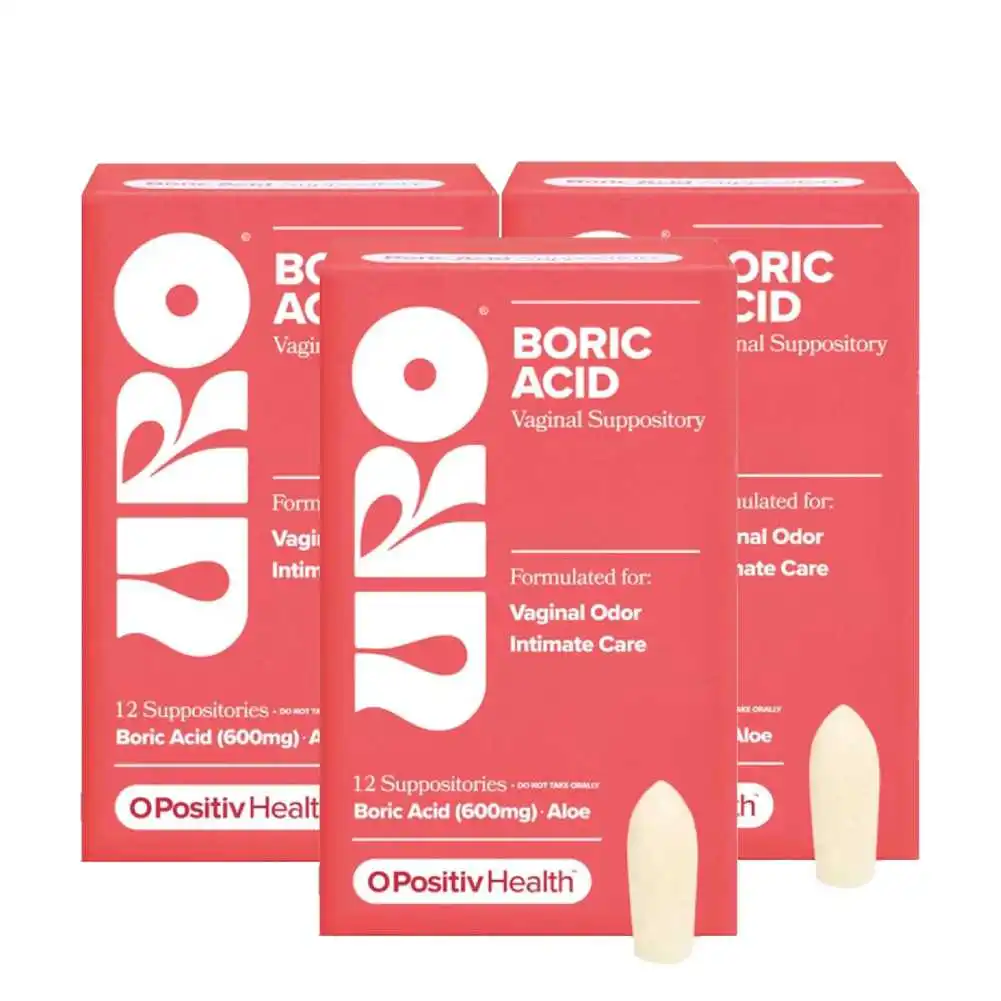 12PCS Boric Acid Vaginal Suppositories with Lactic Acid Aloe Vera Quickly Relieve Odor Restore the Ph Level of the Vagina Women