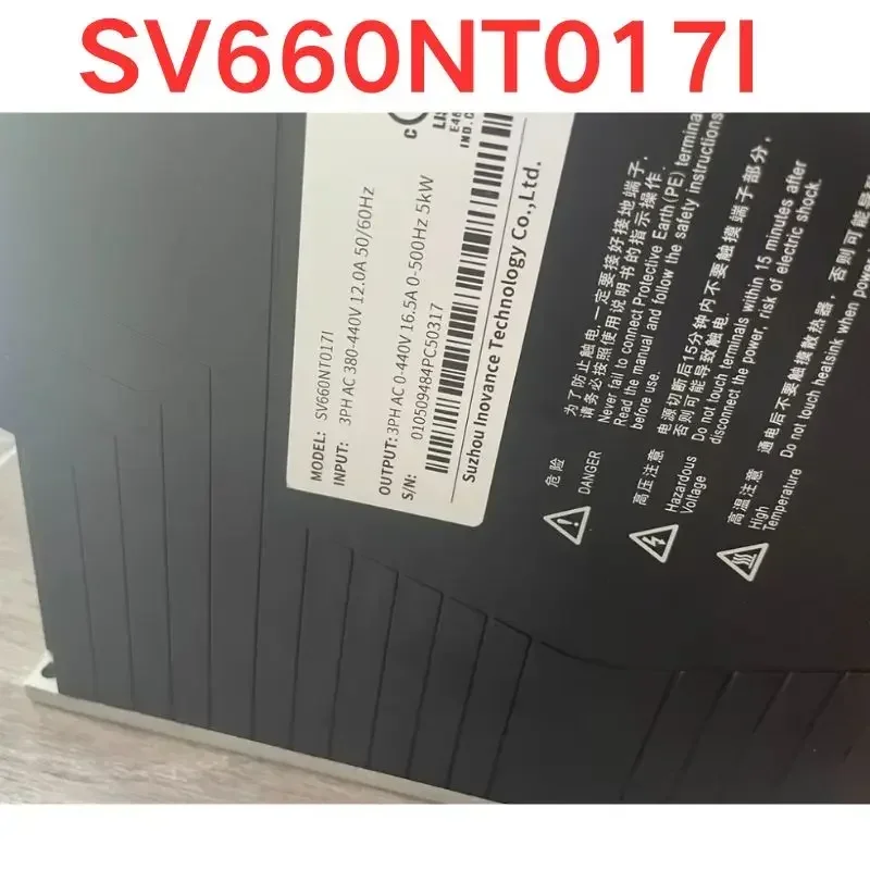 Second-hand test OK   Servo 5KW driver SV660NT017I