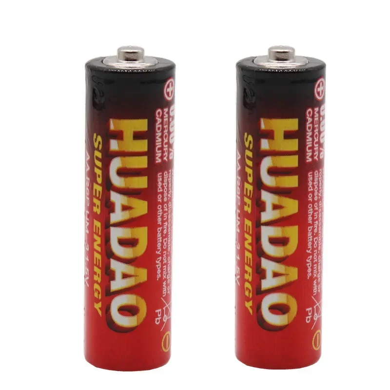 Aleaivy 60 pièces pharmacie 1.5 V AA pile carbone piles UM4 forte Explosion-1,5 volts AA batterie Non de milieu du siècle