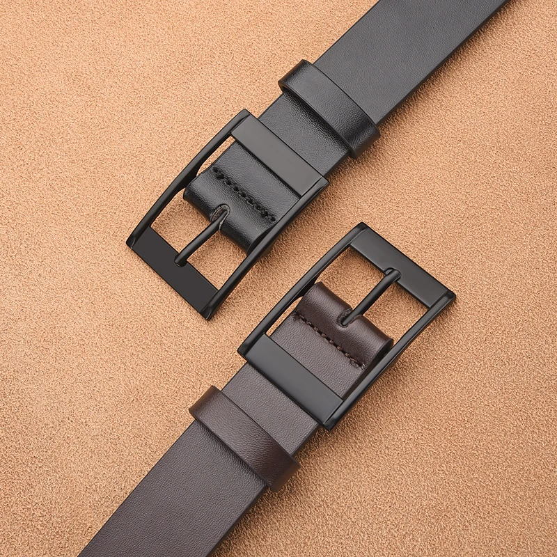 Neuer Luxusgürtel für Herren, PU-Ledergürtel mit Metallstiftschließe, hochwertiger Gürtel einer bekannten Marken-Designer-Marke, Jeansgürtel für Herren – Detail 8
