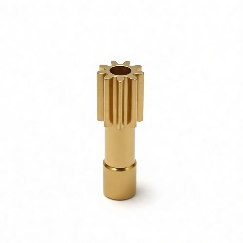 Precision 0 4 Module Copper Spur Gear 9T 2mm Hole Tight Coupling Component For Miniature Reduction Gearbox Mechanics