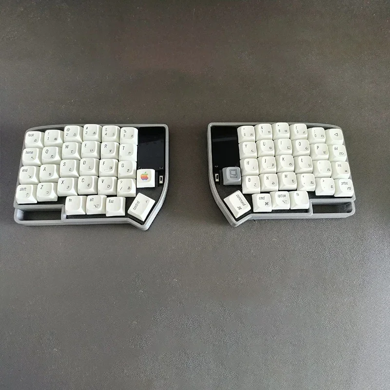Imagem -03 - Dividir Kit Teclado Mecânico Via Ergonômico Layout de 15 Camadas Programação Personalizada Lily58-wireless
