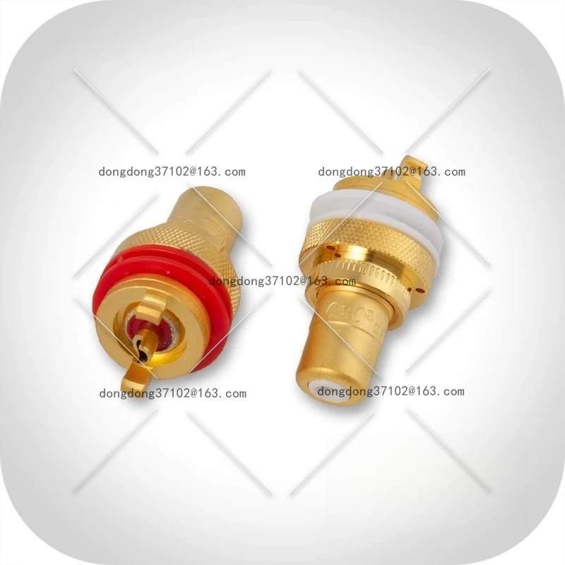 

CMC 805-2.5 Розетка F-G RCA, медное позолоченное сигнальное лотос, женская версия с лазерной надписью