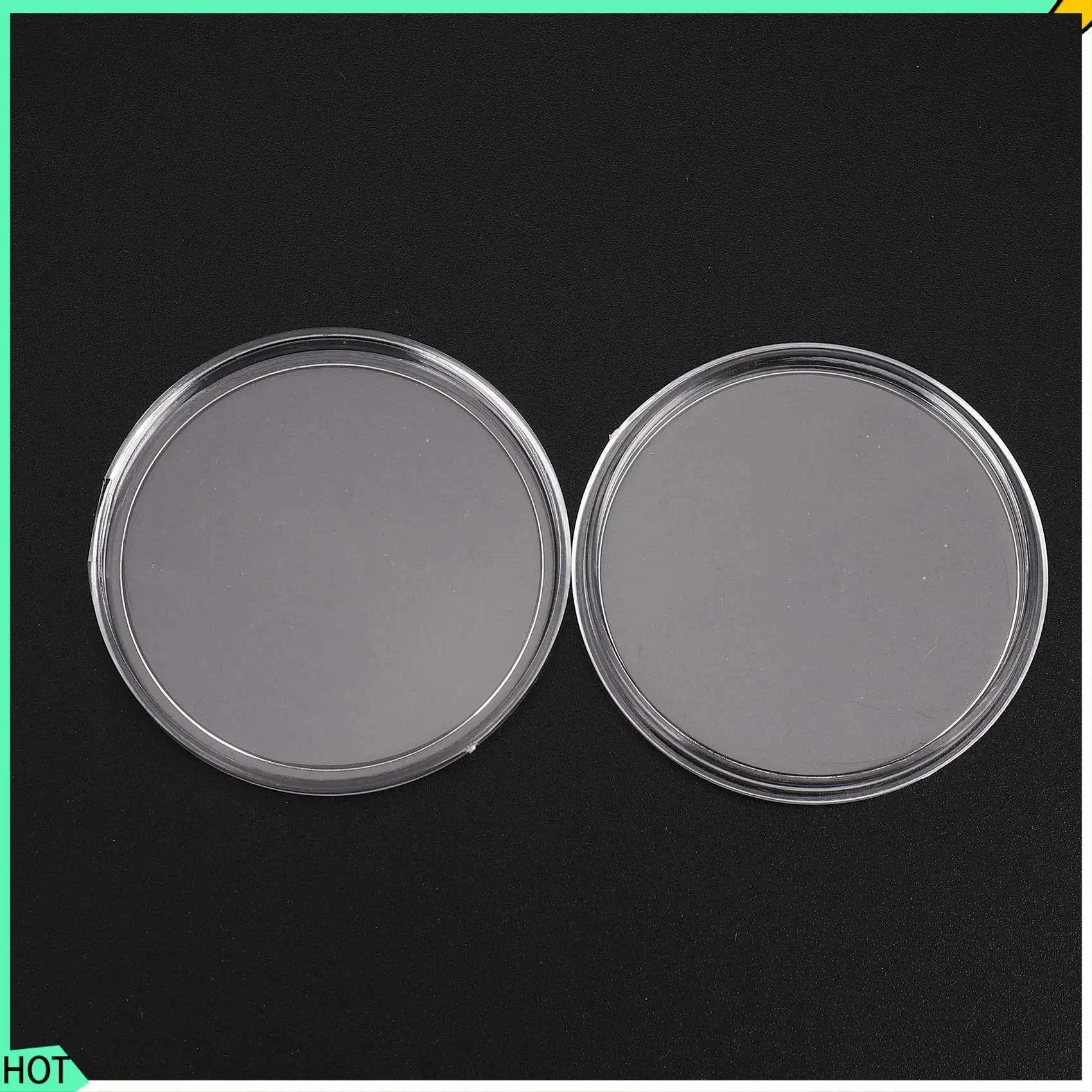 

AWAH 80X 46 Mm Coin Capsules Plastic Round Coin Holder Case And 7Sizes (16/20/25/27/30/38/46Mm) Protect Gasket