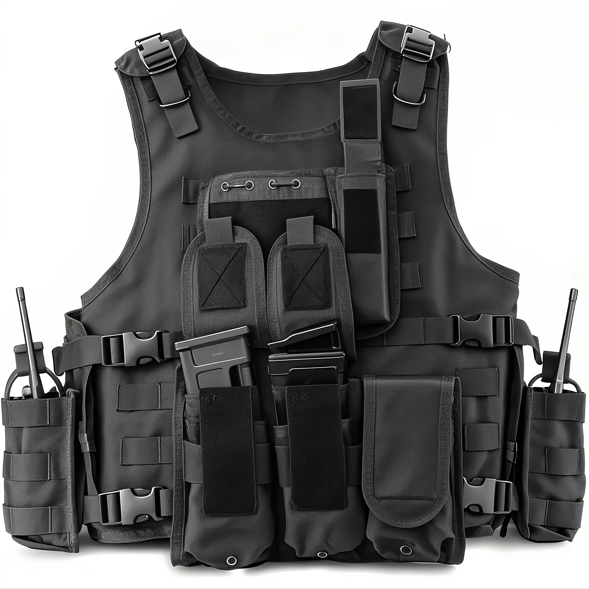 

Outdoor training vest, hunting and fishing outdoor activity gear, tactical vest accessories, sturdy construction (S-XXL), CS out