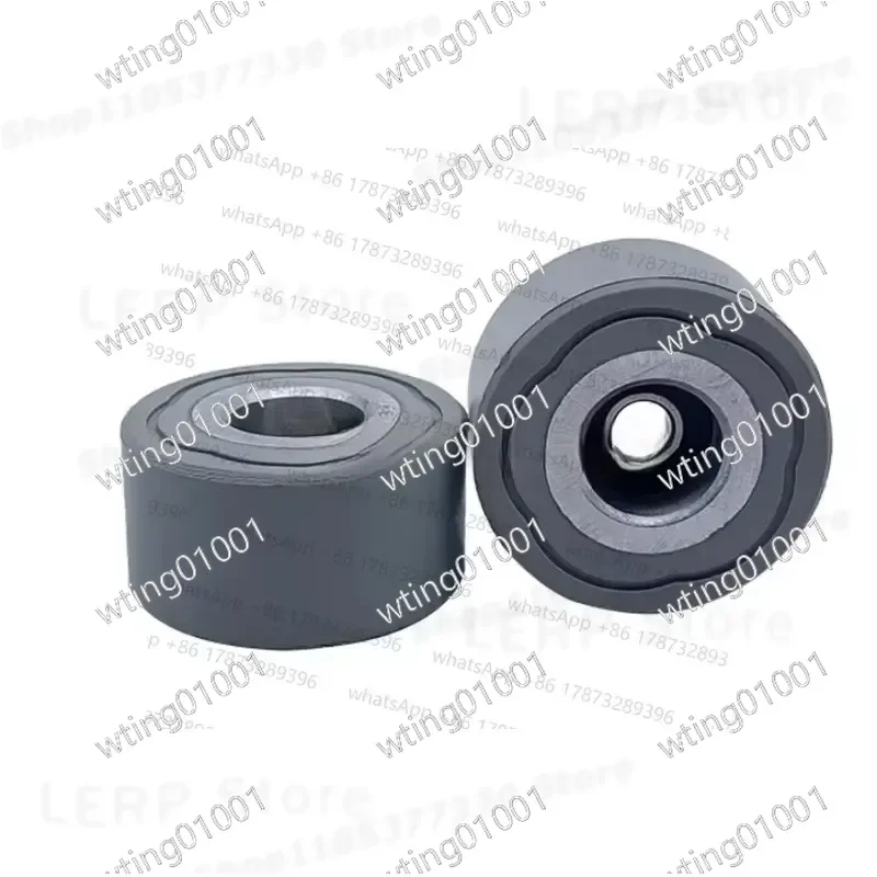for SCM Edge Banding Machine 10 Pack Feed Pressure Rollers Durable Rubber Coated Wheels 48x8x25mm High Precision Replacement