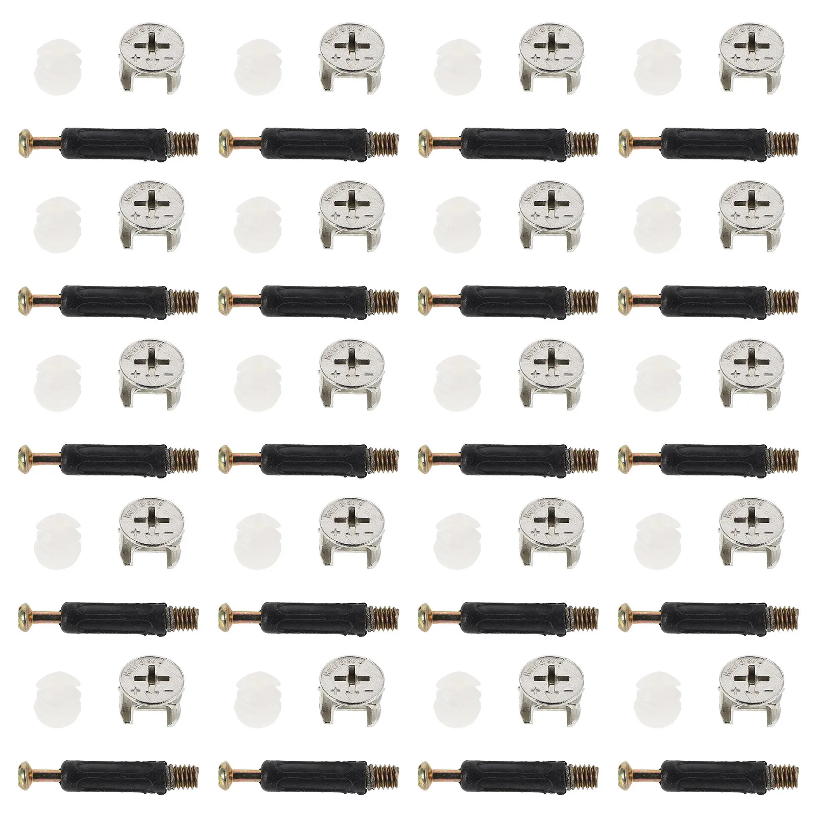 

1 Set Furniture Hardware Connection Rods For Wardrobe Drawer Table Cabinet Bolt Fixing Dowels Universal Corner Connector Kit